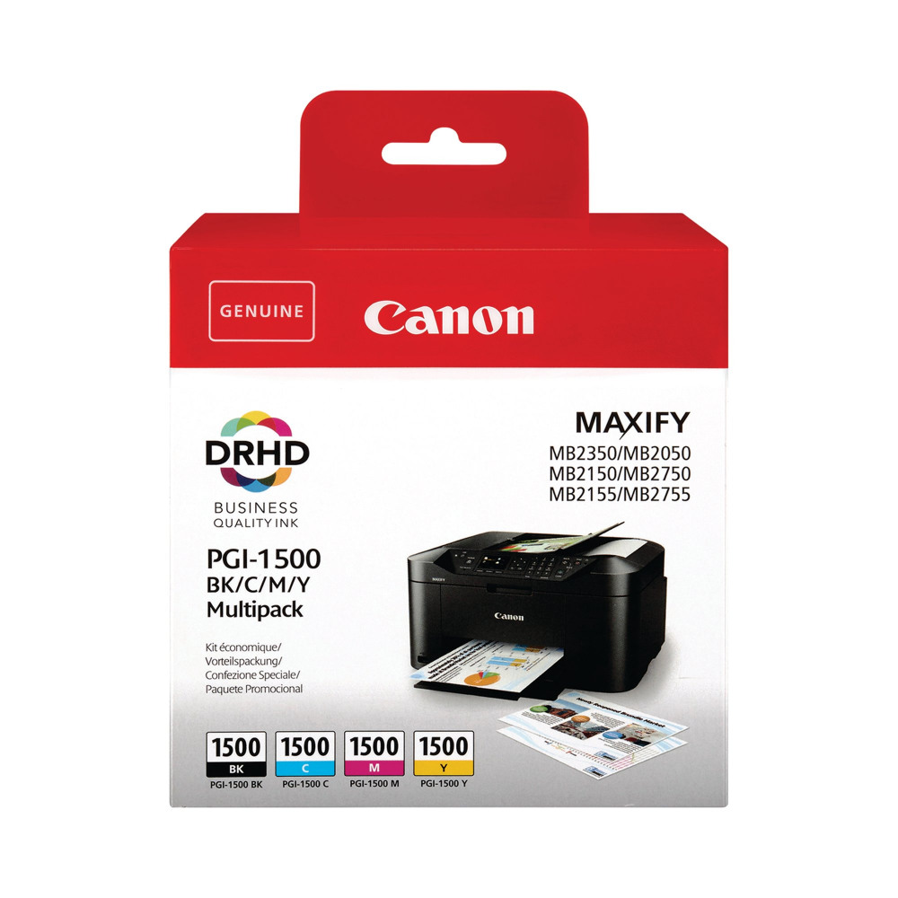 CANON PGI-1500 INKJET CARTS MPK CMYK