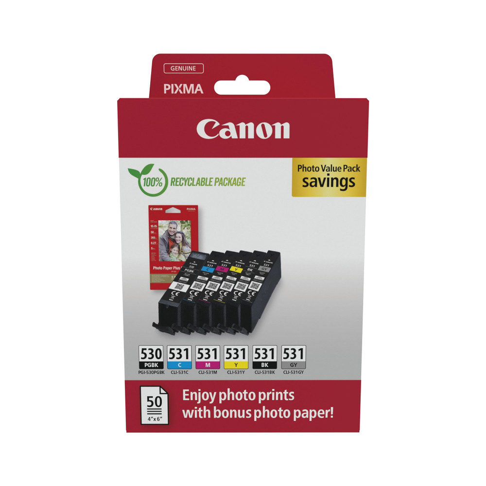 CANON PGI-530/CLI-531 PHOTO VALUE PK