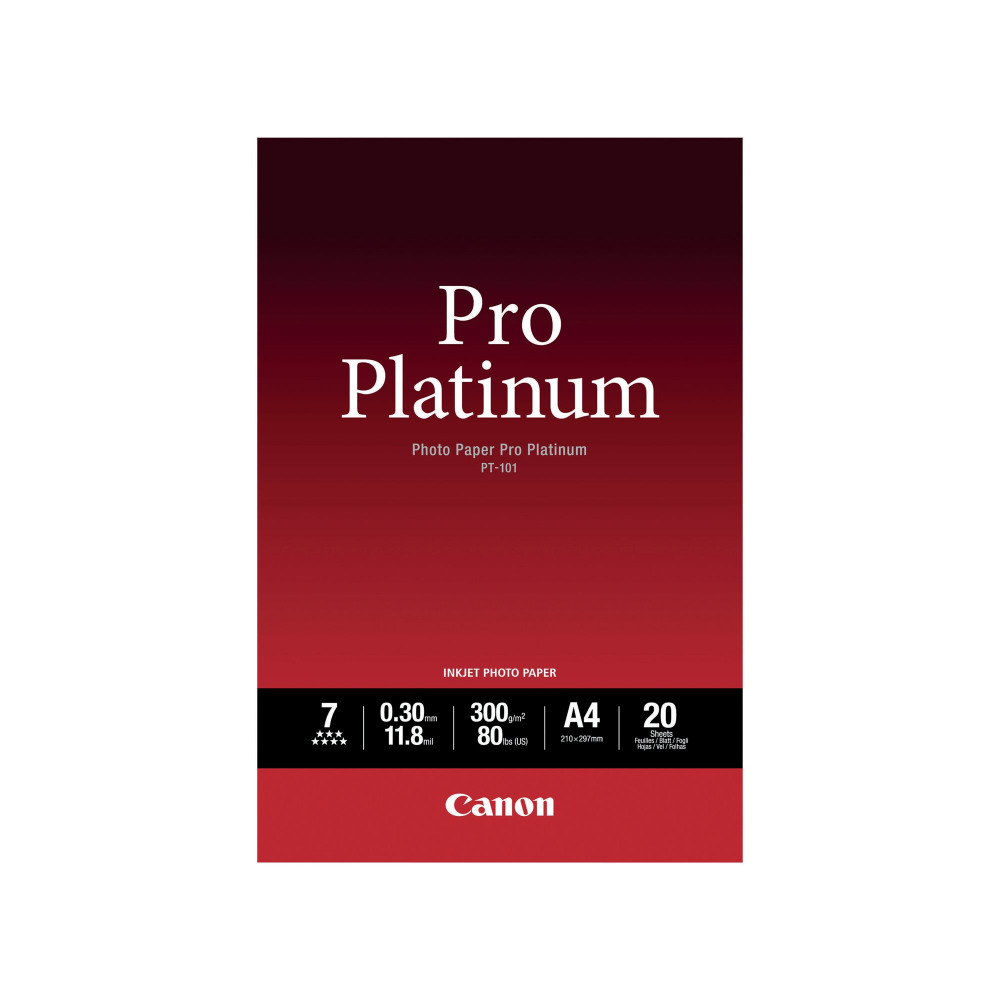 PRO PLAT PHOTO PAPER A4 PT-101 PK20
