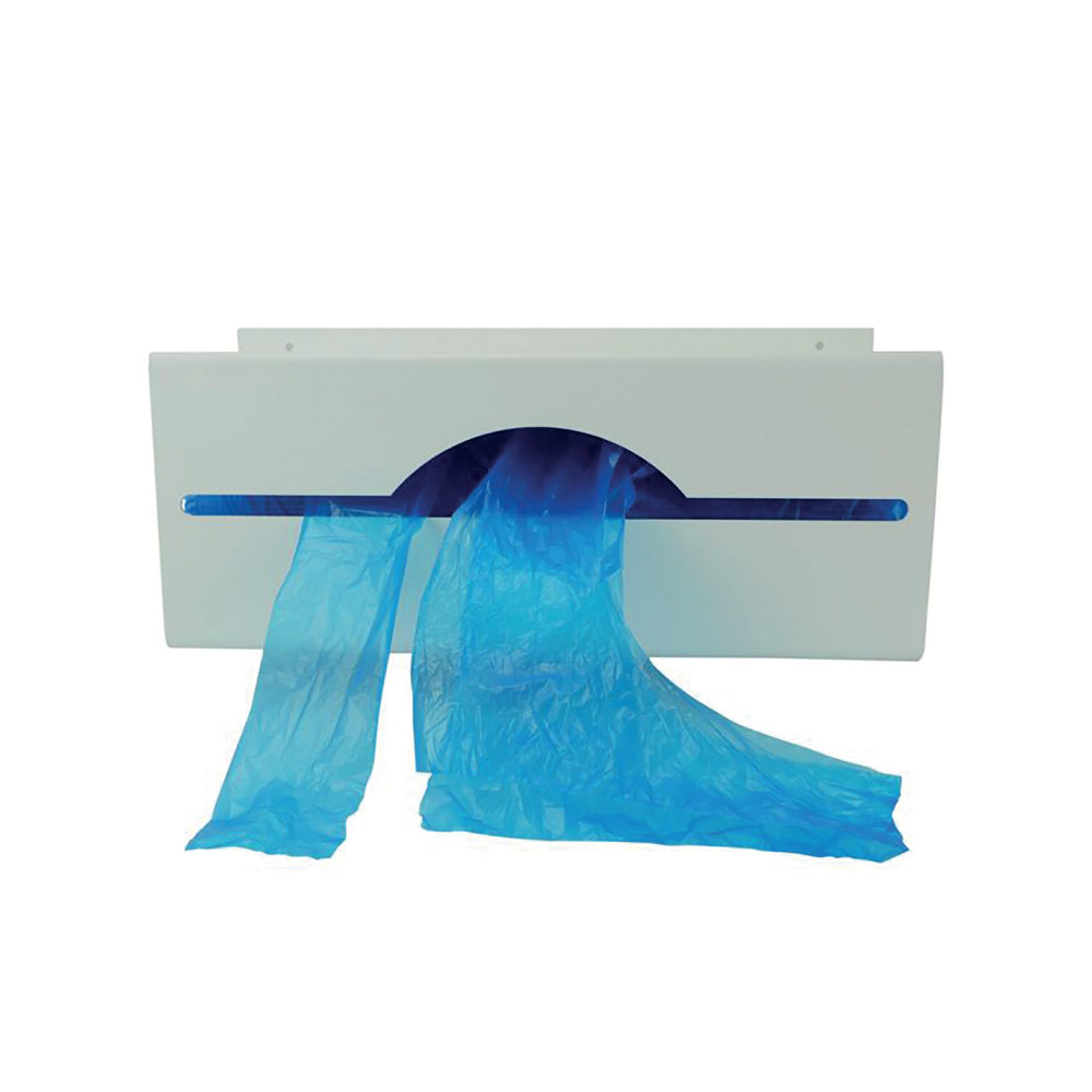 SHIELD APRON ROLL DISPENSER WHITE