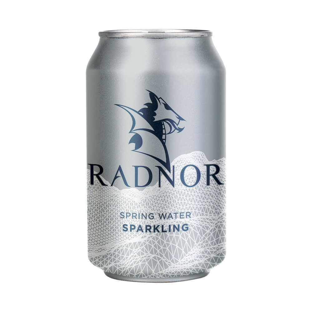 RADNOR SPRNG WTR SPKLG 330ML CAN P24