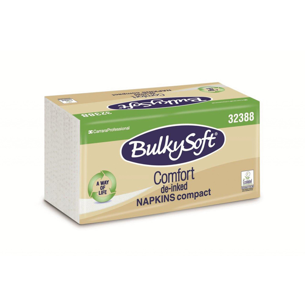 NAPKIN 320X300MM 1 PLY WHT PK500