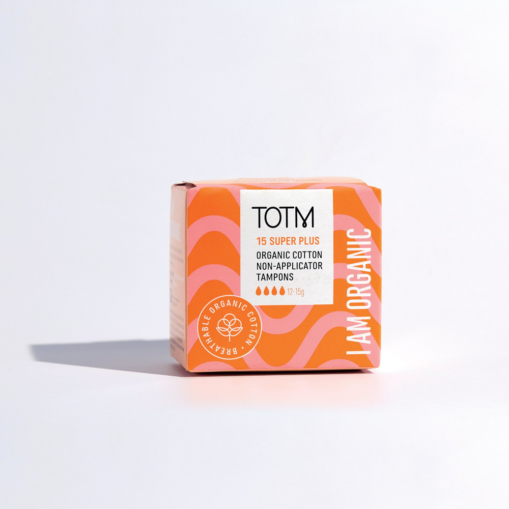 TOTM ORGN NON-APP TAMPON SUPER+ PK15