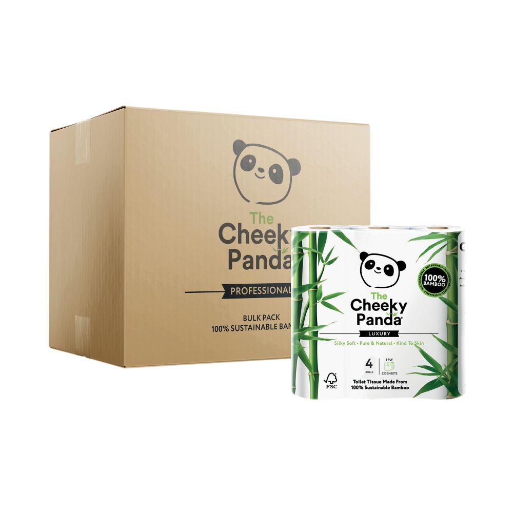 CHEEKY PANDA 3-PLY 4 TLT ROLLS PK6