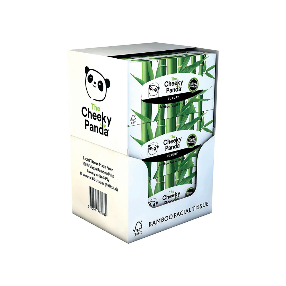 CHEEKY PANDA FACIAL TISS 80 SHT P12