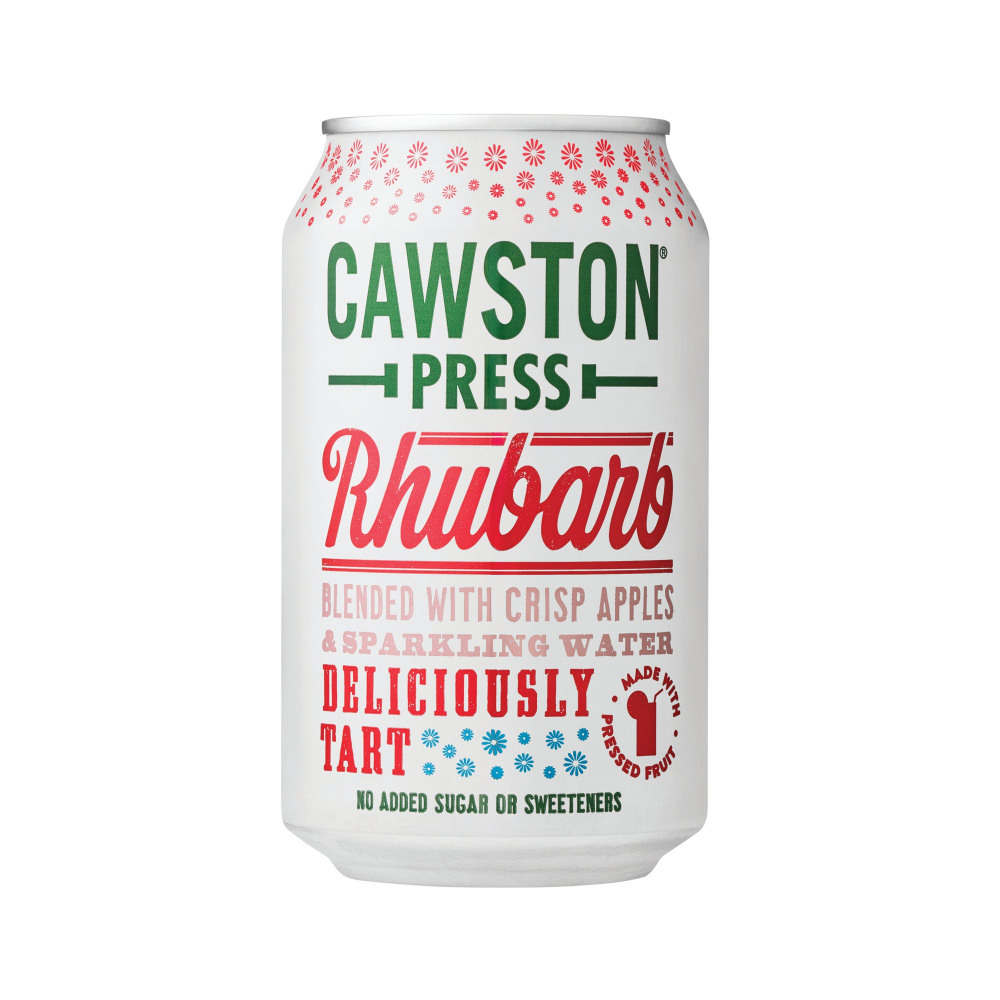 CAWSTON PRESS RHUBARBCAN 330ML PK24