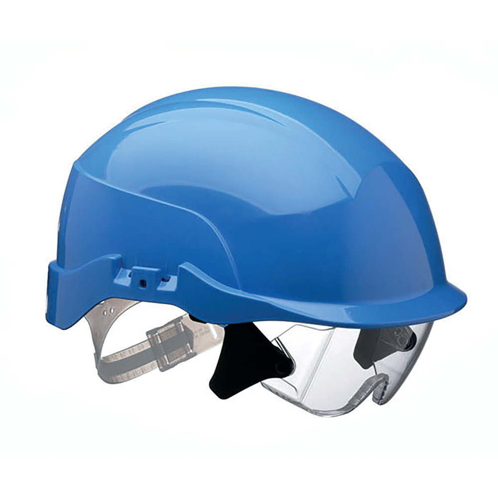 SPECTRUM HELMET + EYE PROTECTION WHT