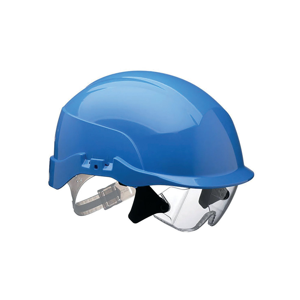 SPECTRUM HELMET + EYE PROTECTION BLU