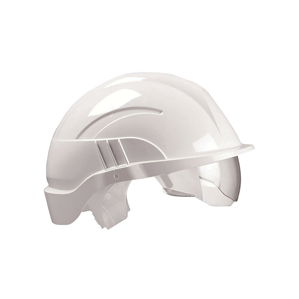 VISION PLUS SAF HELMET + VISOR WHITE