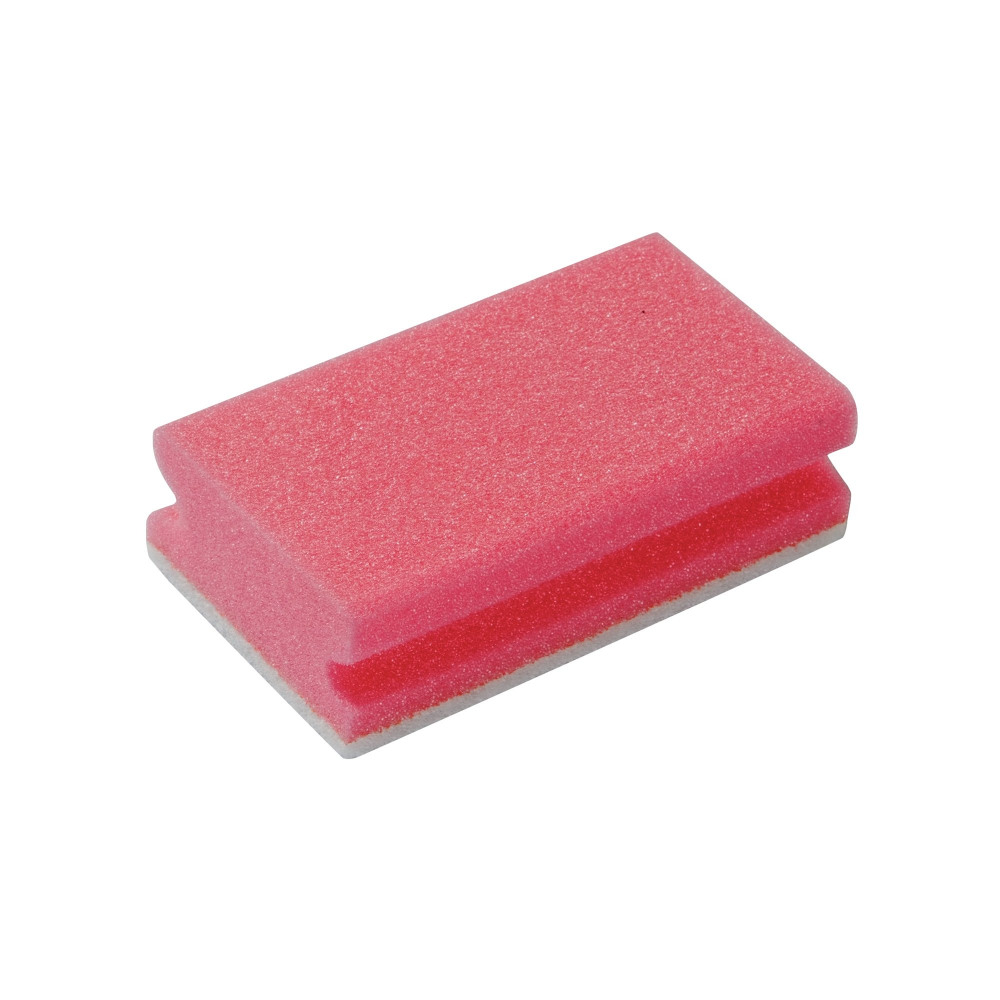 RED FINGER GRIP SCOURERS PK10