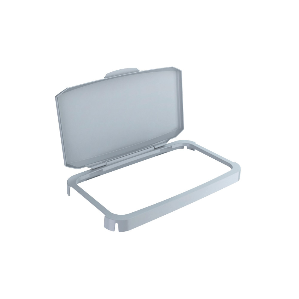 DURABLE 60L HINGED GRY RCYC BIN LID
