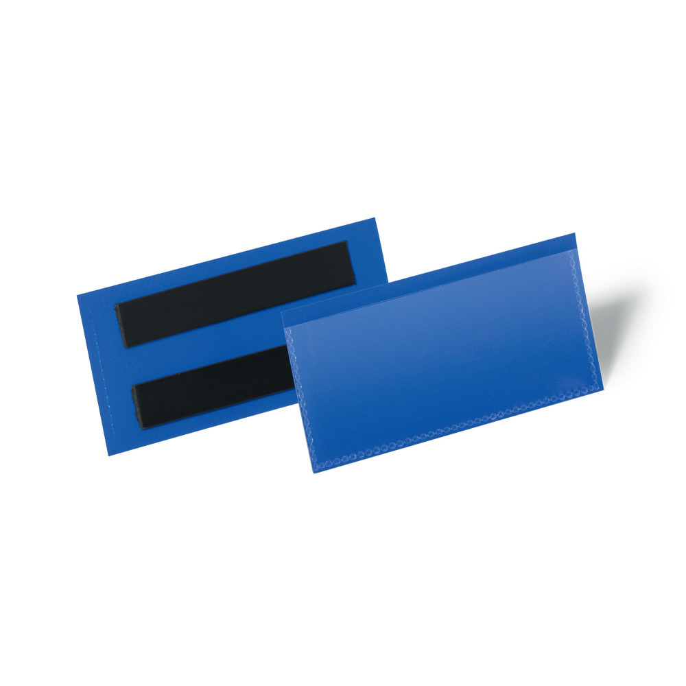 MAGN DOC POCKET 100X38MM BLUE PK50