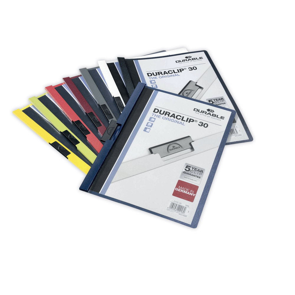 DURABLE 3MM DURACLIP FILE A4 AST P25
