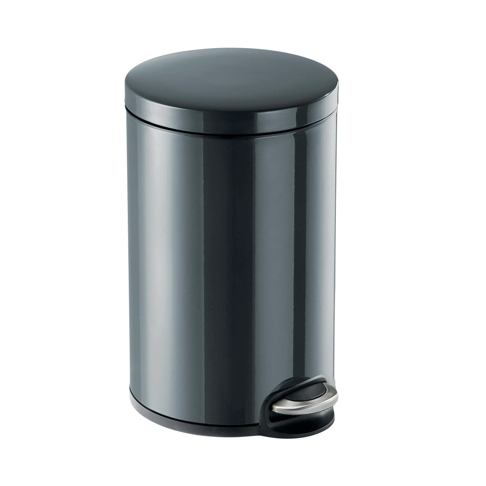 DURABLE PEDAL BIN METAL RND 12L CHA