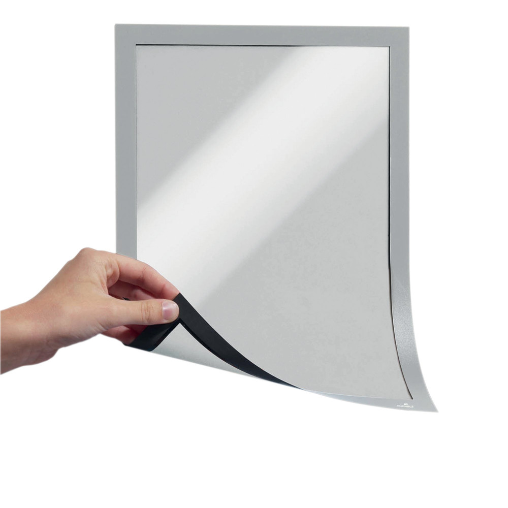 DURABLE DURAFRAME MAGN A4 SLVER PK5
