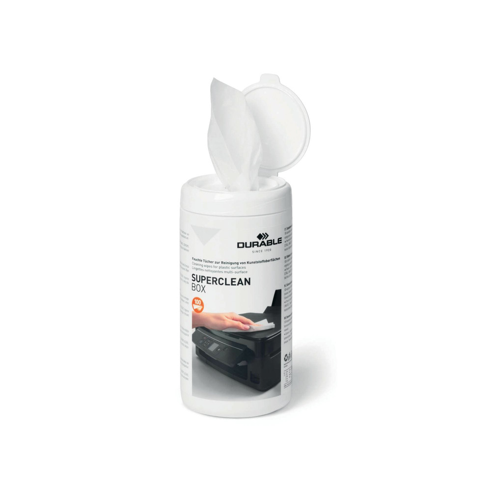 DURABLE SUPERCLEAN CLNG WIPES PK100