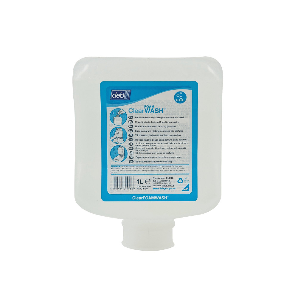 REFRESH CLEAR FOAM WASH 1L CLR1L PK6