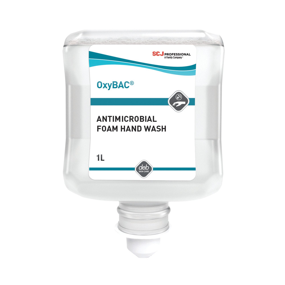 DEB OXYBAC ANTIBAC FOAM SOAP 1L PK6