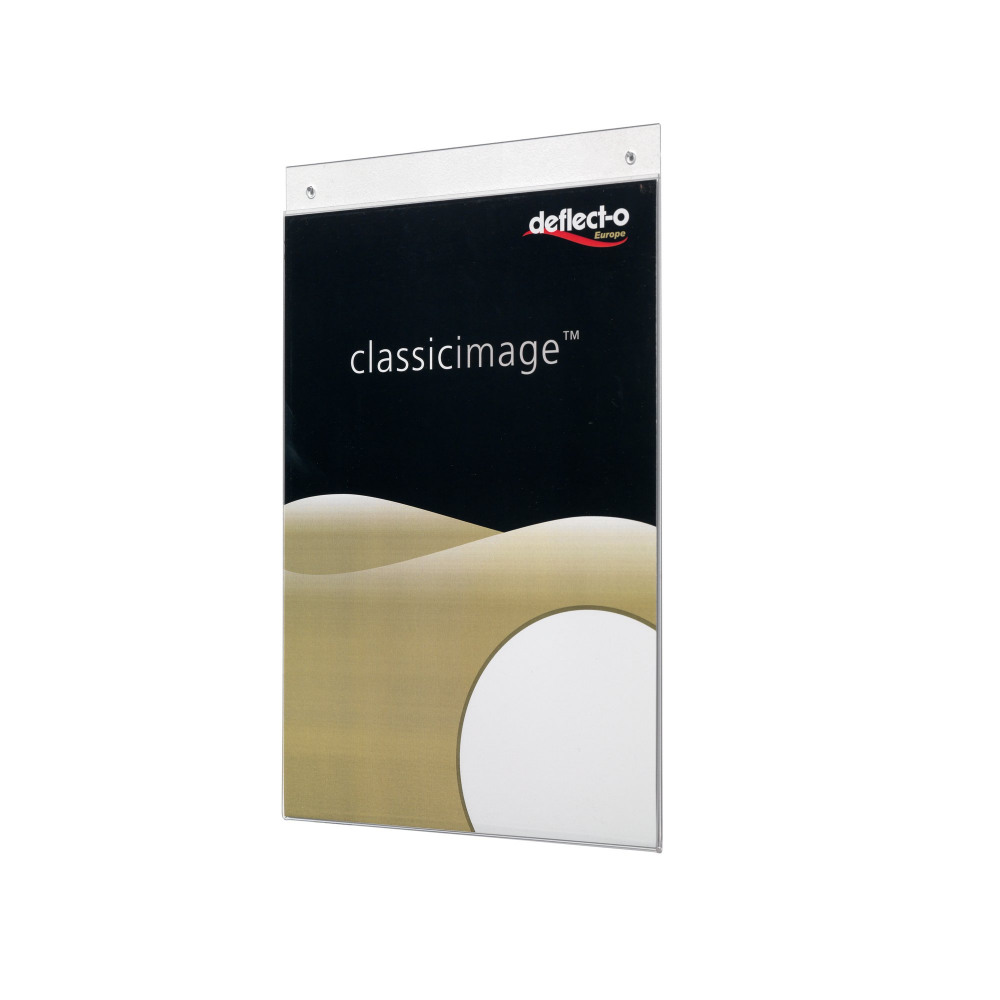 DEFLECTO A4 WALL SIGN HOLDER PORTRAI