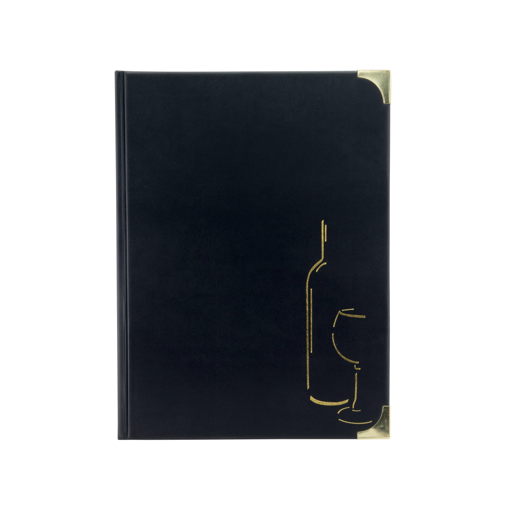 SECURIT BASIC RANGE WINE CARD A4 BLK
