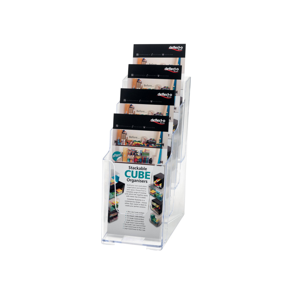 DEFLECTO 4 TIER 1/3 A4 PRTRT
