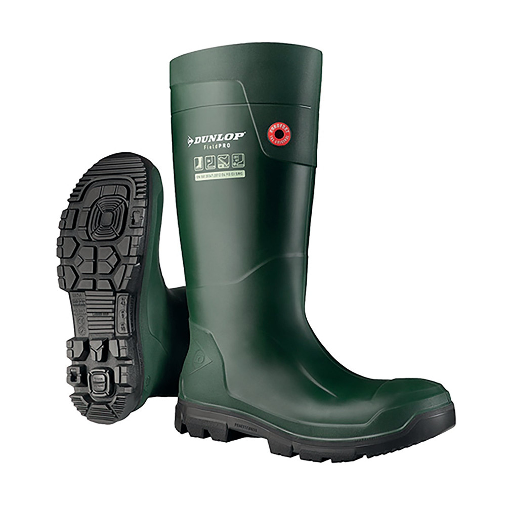PUROFORT FIELDPRO WELLIE 1PR GRN 7