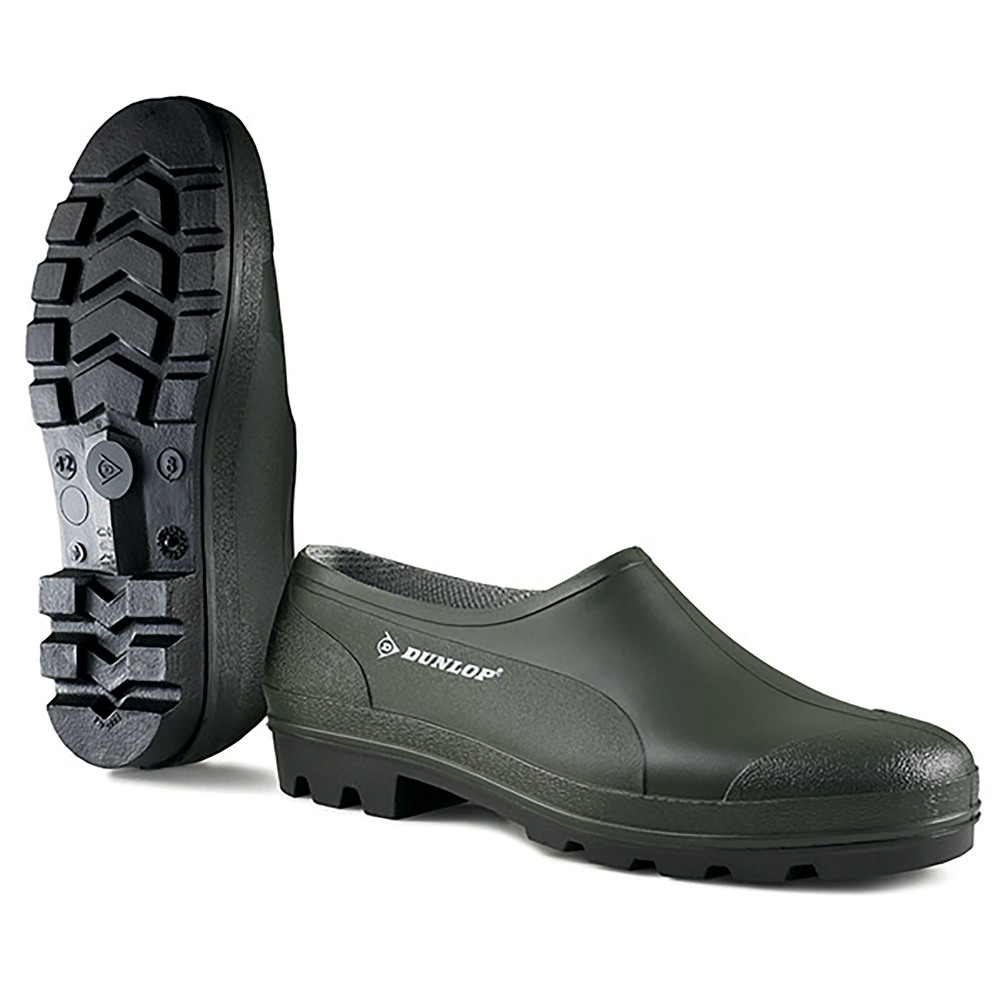 DUNLOP WELLIE WPF SHOE 1PR GREEN 7