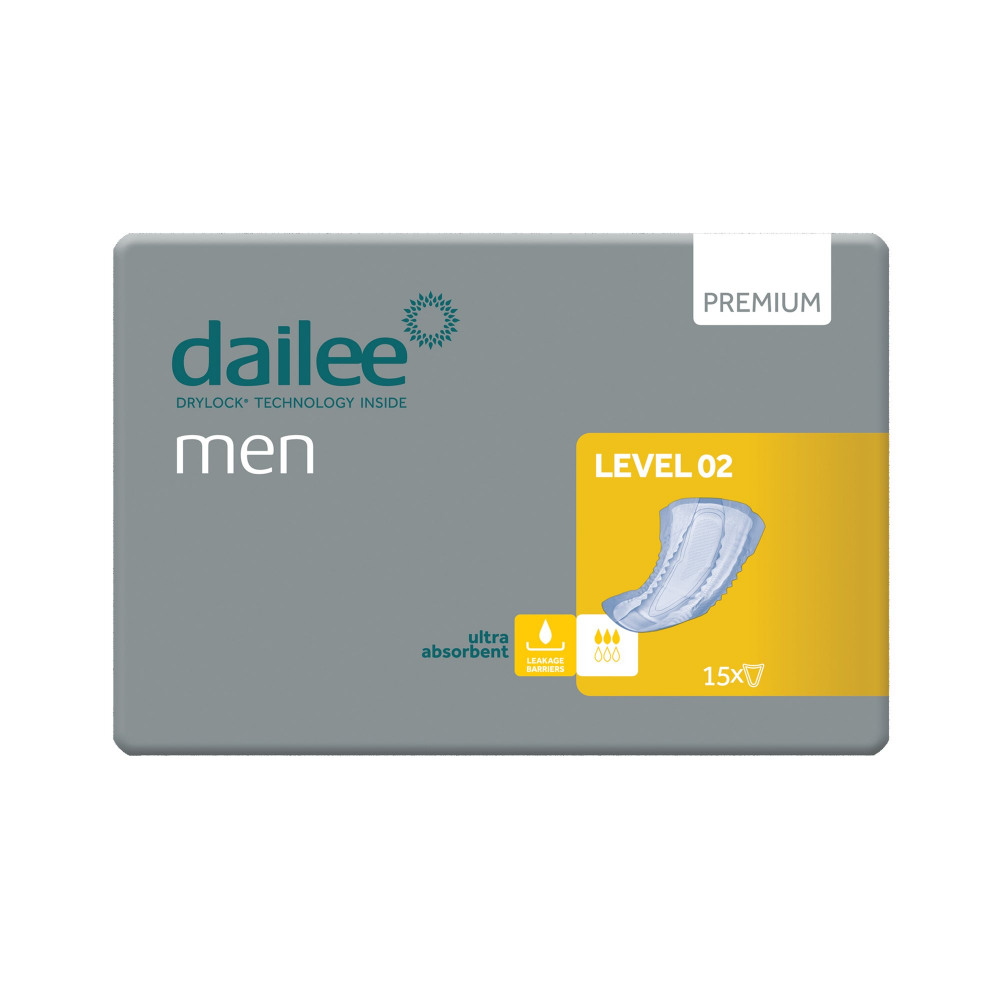MEN PREM INCONT PADS LEVEL 2 PK15