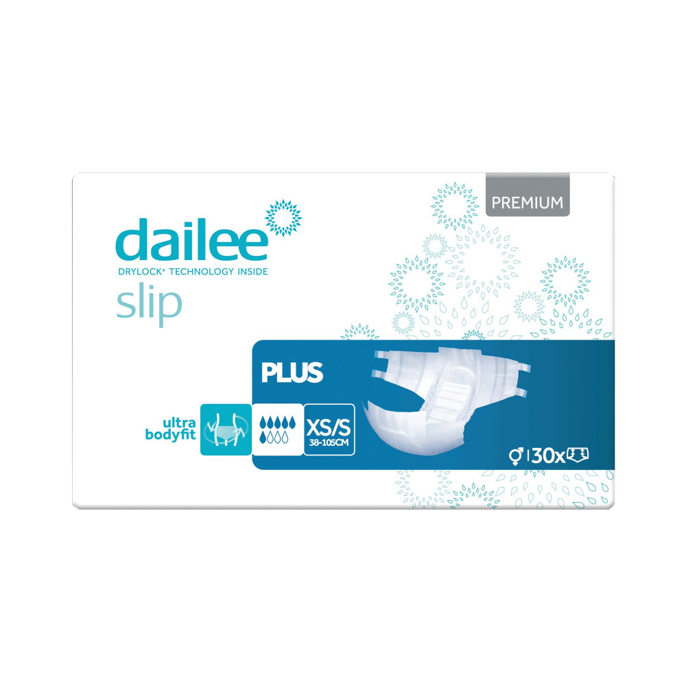 SLIP PREMIUM+ ADULT DIAPER XS/S PK30