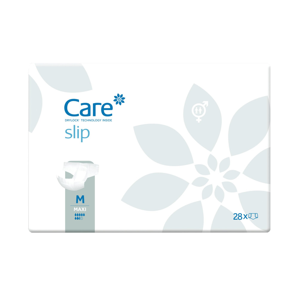 CARE SLIP MAXI ADULT DIAPERS M PK28