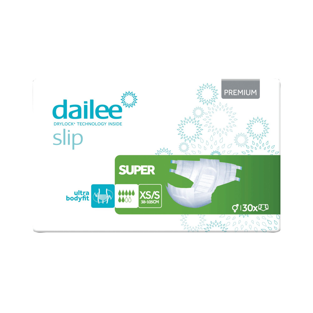 SLIP PREM SUP ADULT DIAPER XS/S PK30