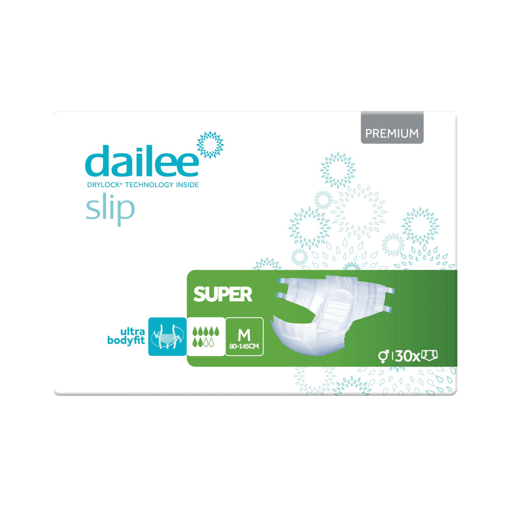 SLIP PREM SUPER ADULT DIAPERS M PK30