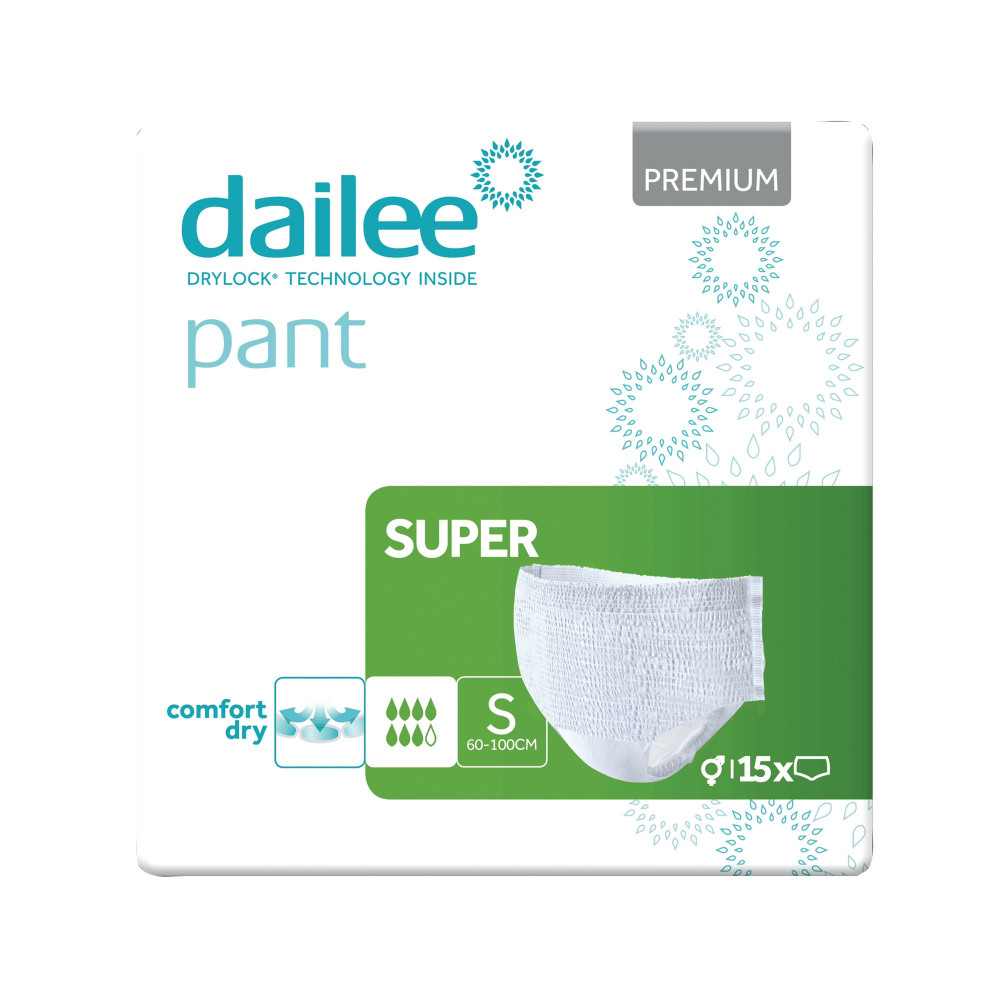 PANT PREM SUPER INCONT PANTS S PK15