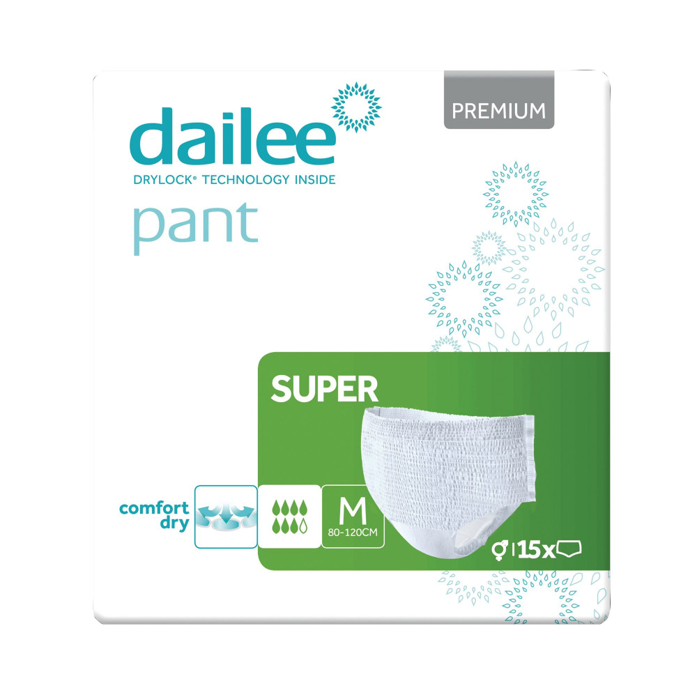 PANT PREM SUPER INCONT PANTS M PK15