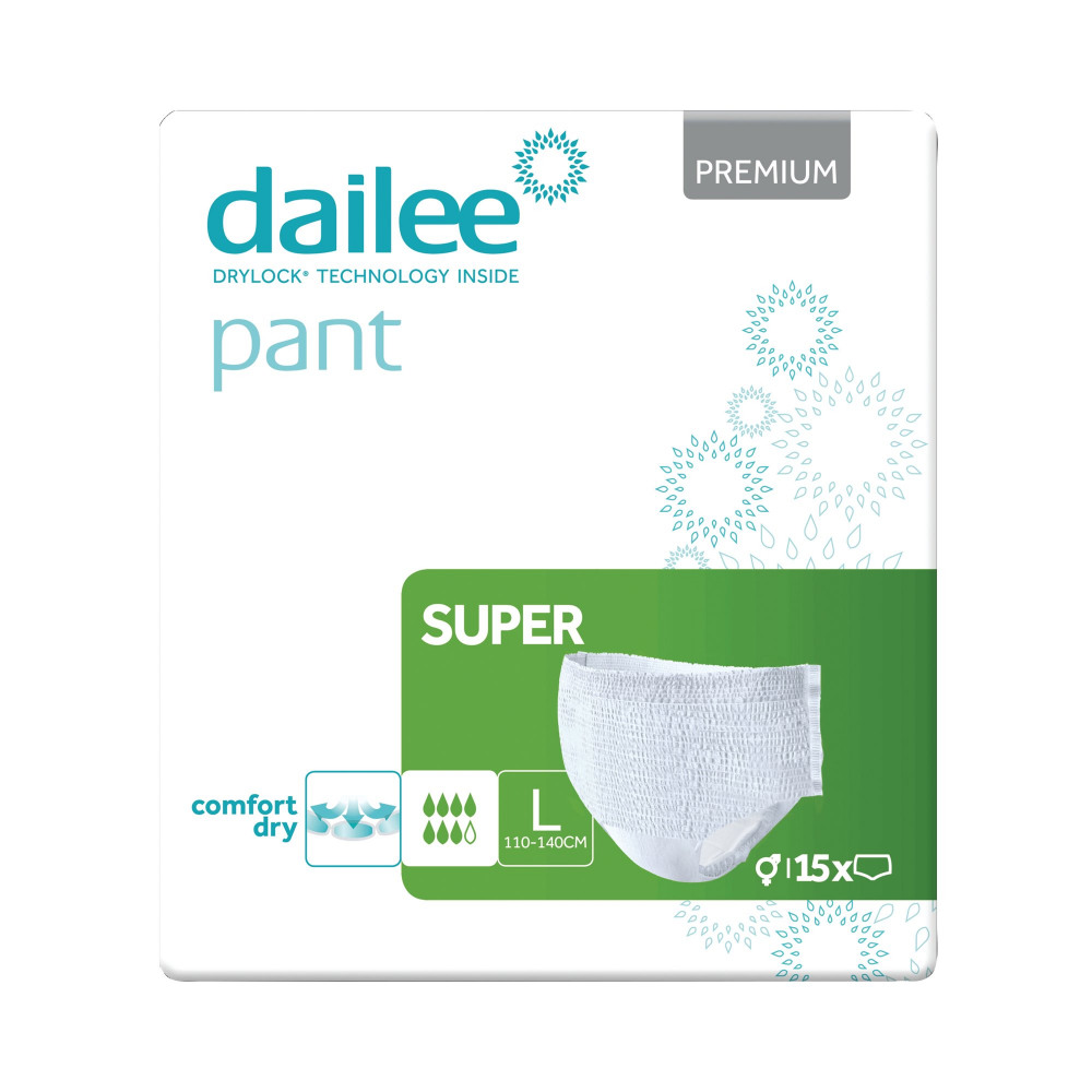 PANT PREM SUPER INCONT PANTS L PK15