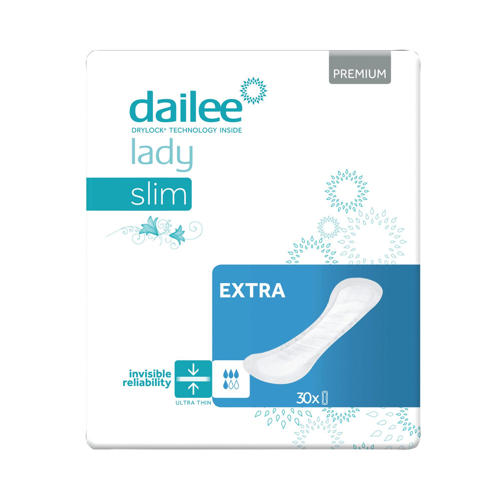 LADY PREM SLIM EXT INCONT PADS PK30