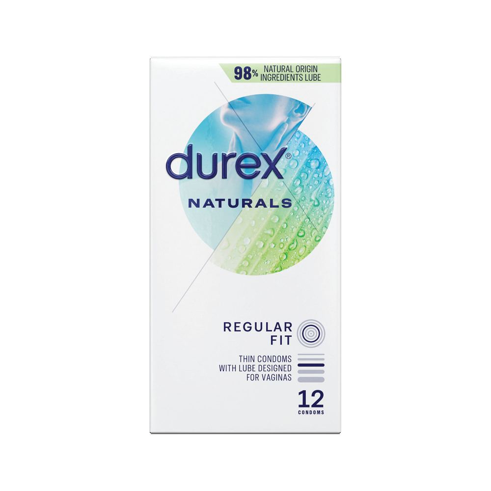 DUREX NATURALS THIN CONDOMS PK12