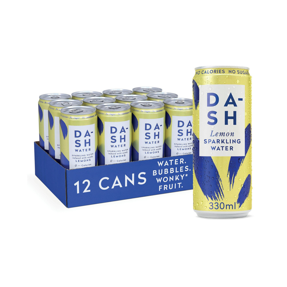 DASH LEMON SPKG WATER 330ML PK12