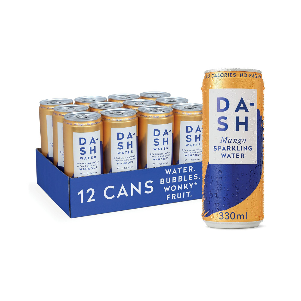 DASH MANGO SPKG WATER 330ML PK12