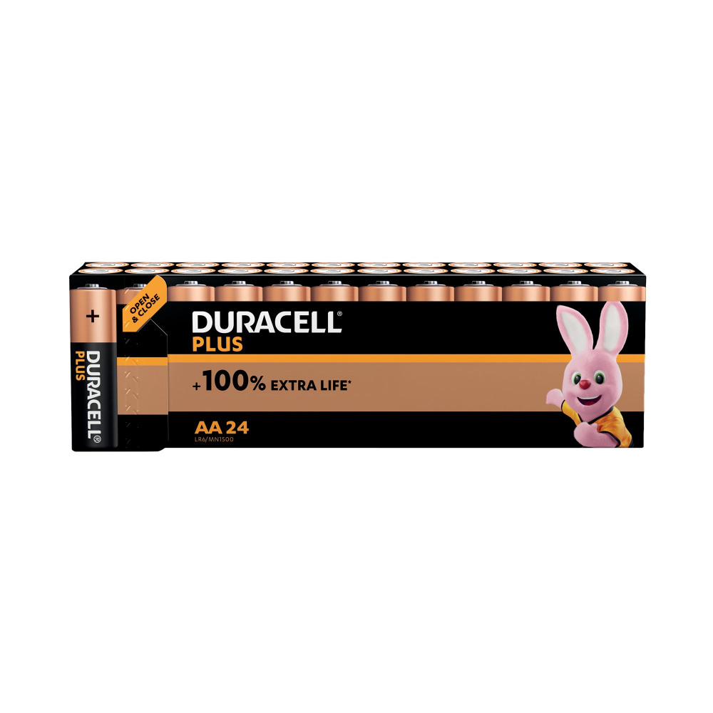 DURACELL PLUS AA BATTERY PK24