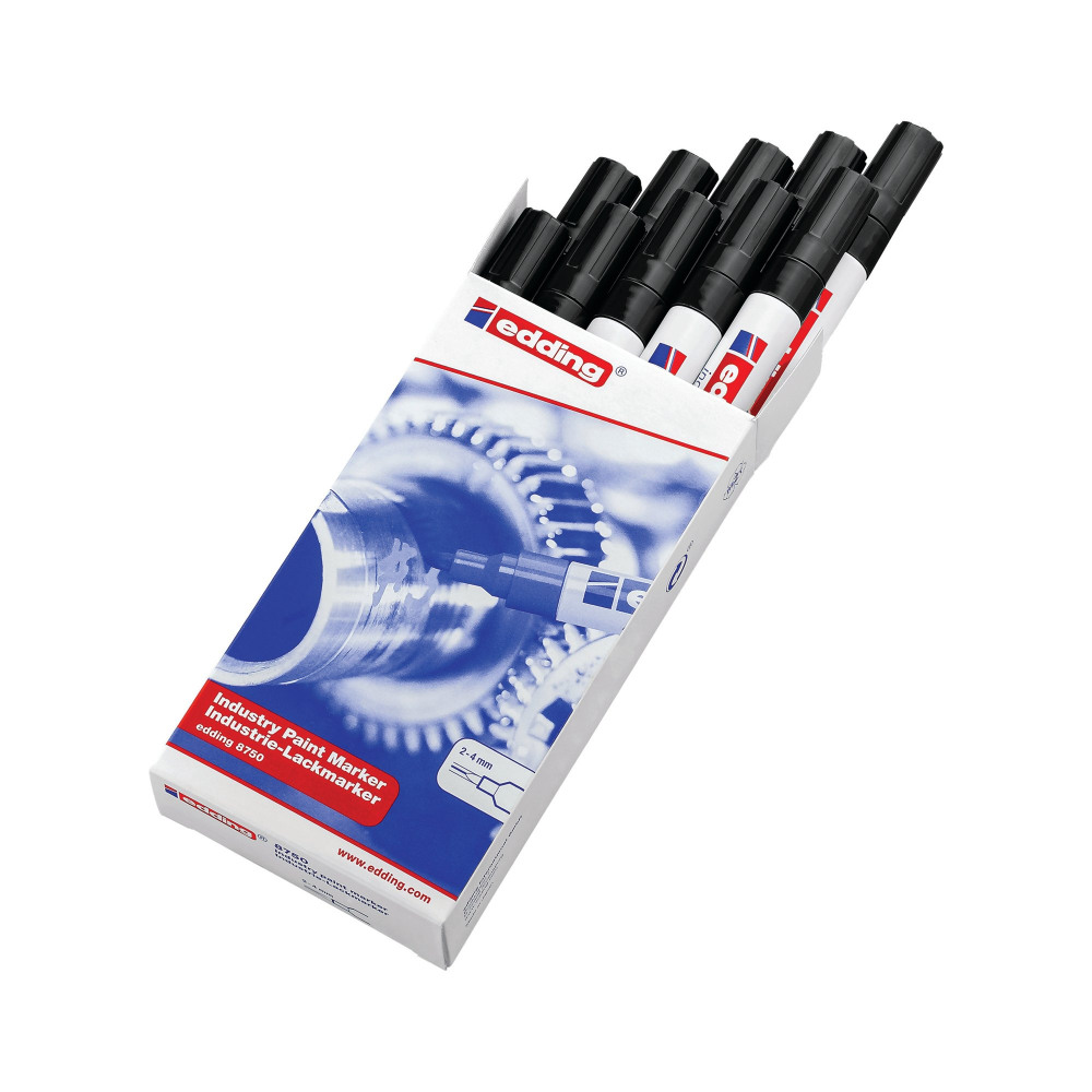 EDDING 8750 INDUSTRY PAINT MRKR BLK