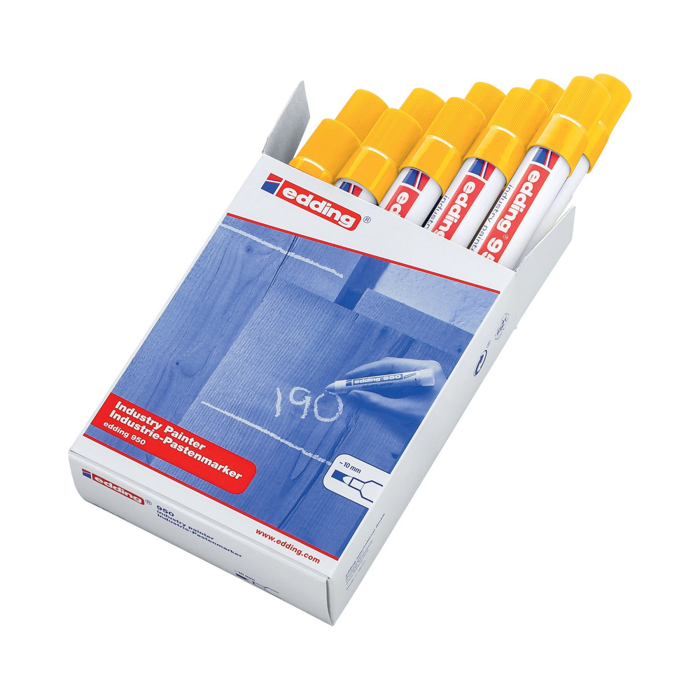 EDDING INDUS PAINTR YLW 950-005 PK10