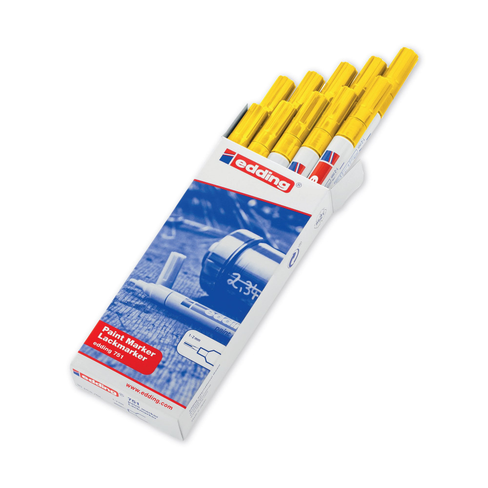 EDDING PAINT MARKER YLW 751-005 PK10