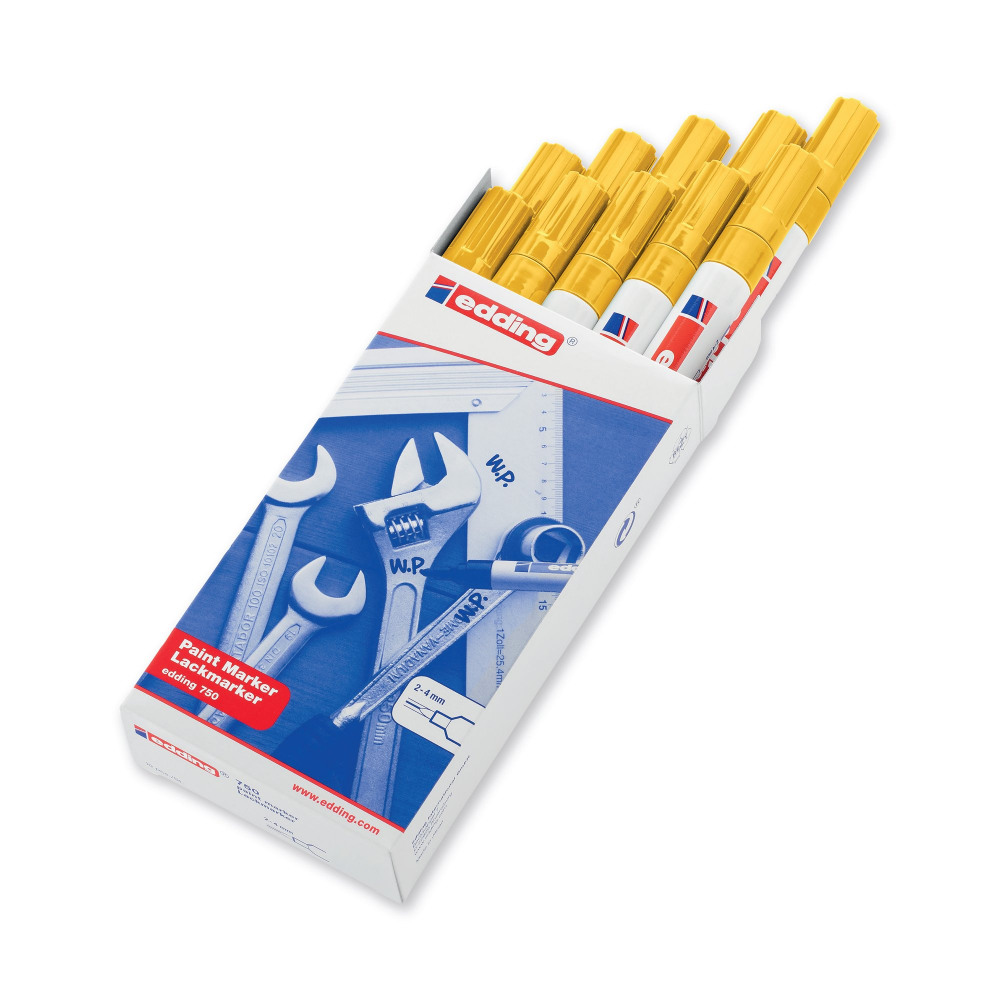 EDDING PAINTMARKER OPQ YLW 750 PK10