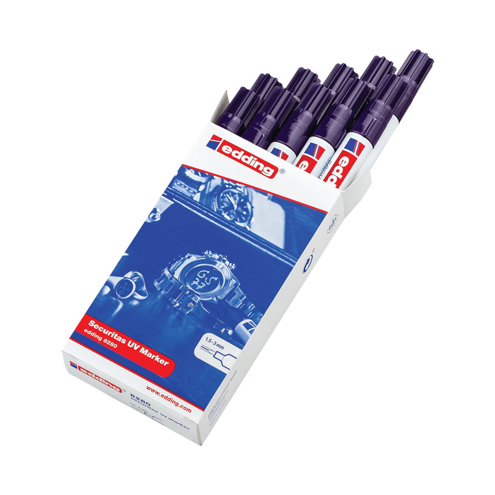 E-8280 SECURITAS UV MARKER CLR PK10