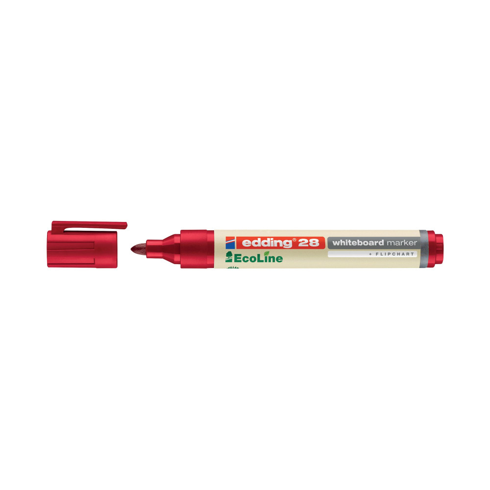 EDDING 28 ECOLINE DRYWIPE PK10 RED