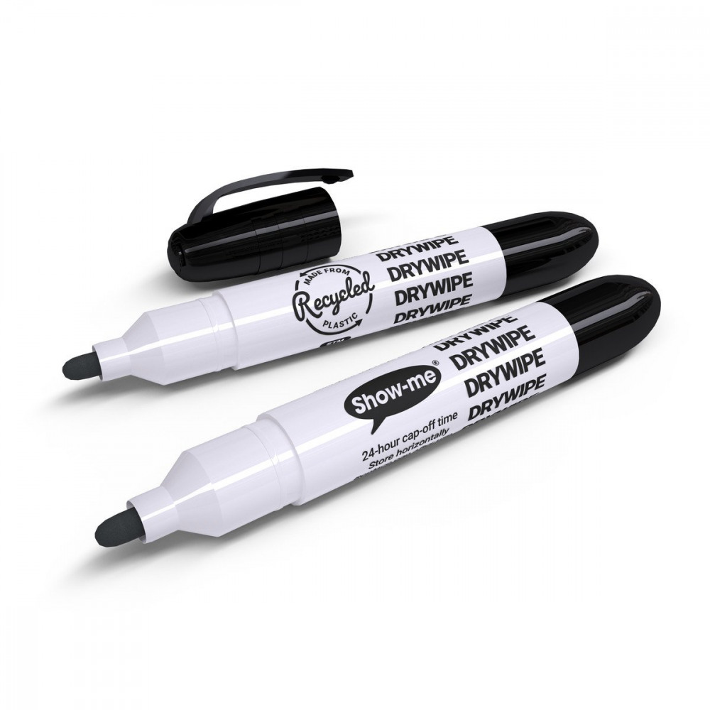 SHOW-ME ECO MARKERS BLACK 50
