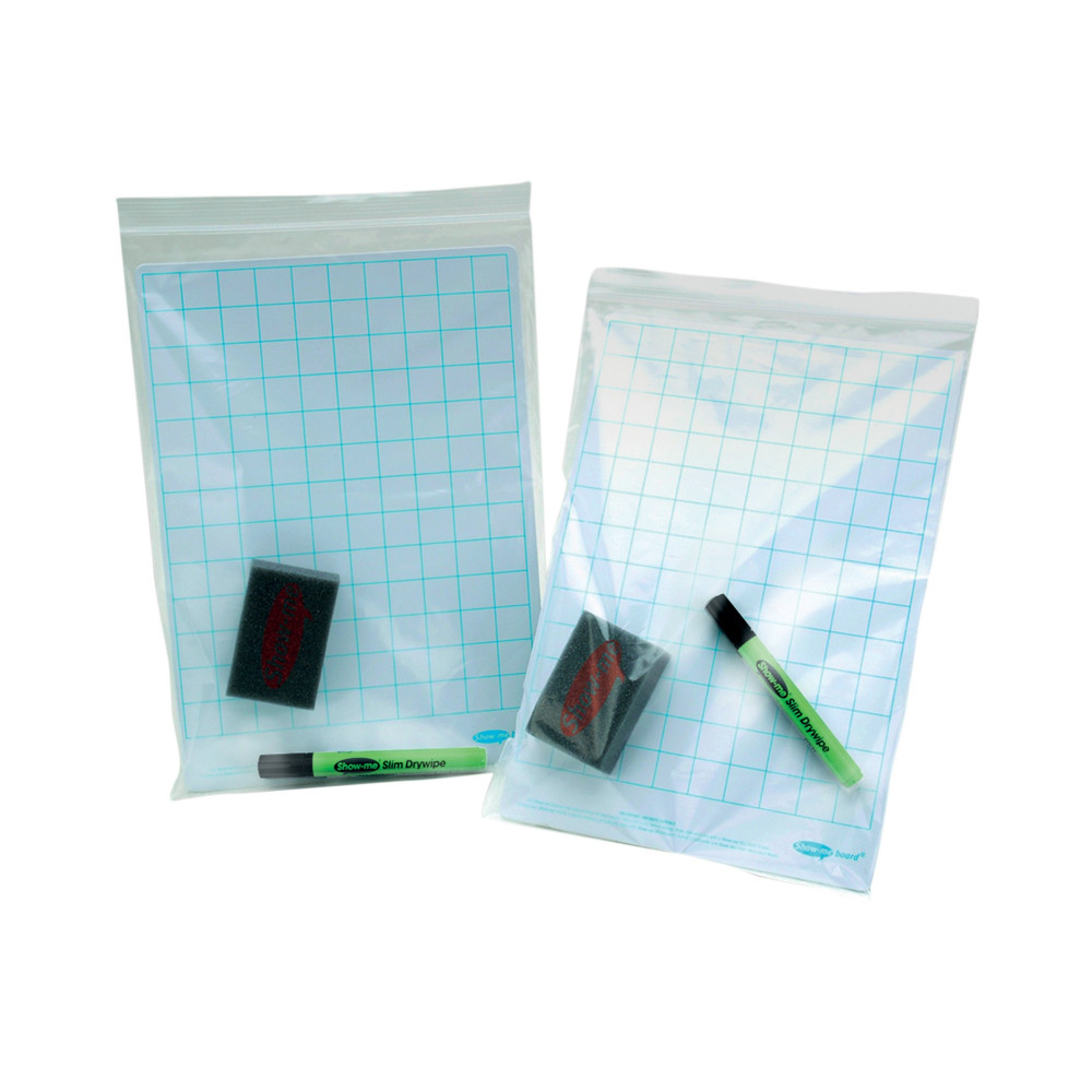 SHOWME GRIPSEAL BAGS A4 PK100