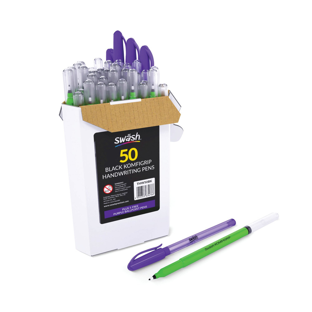 SWASH PEN BLACK X50 + 5 FOC PUR PK55