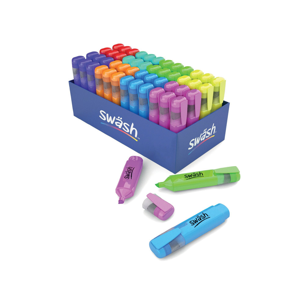 SWASH PREMIUM HIGHLIGHTERS ASST (BX 48)